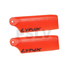   LX60331   Lynx Heli 130 X - Lynx Plastic Tail Blade 33 mm - Orange 